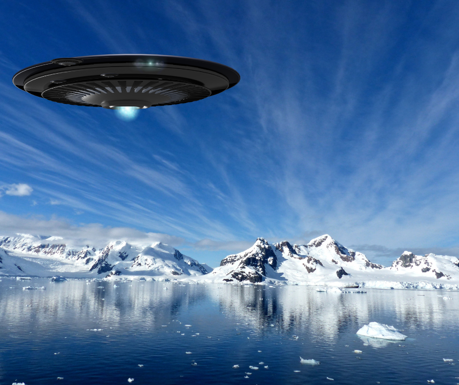 UFO Sighting Over Antarctica